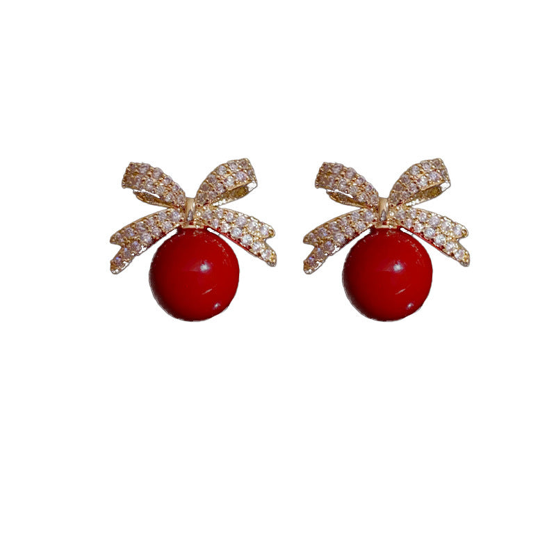 Bow Fashion Personality Ear Stud Women
